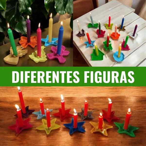 Soporte De Velas Por 20 Unidades - Oferta de Semana