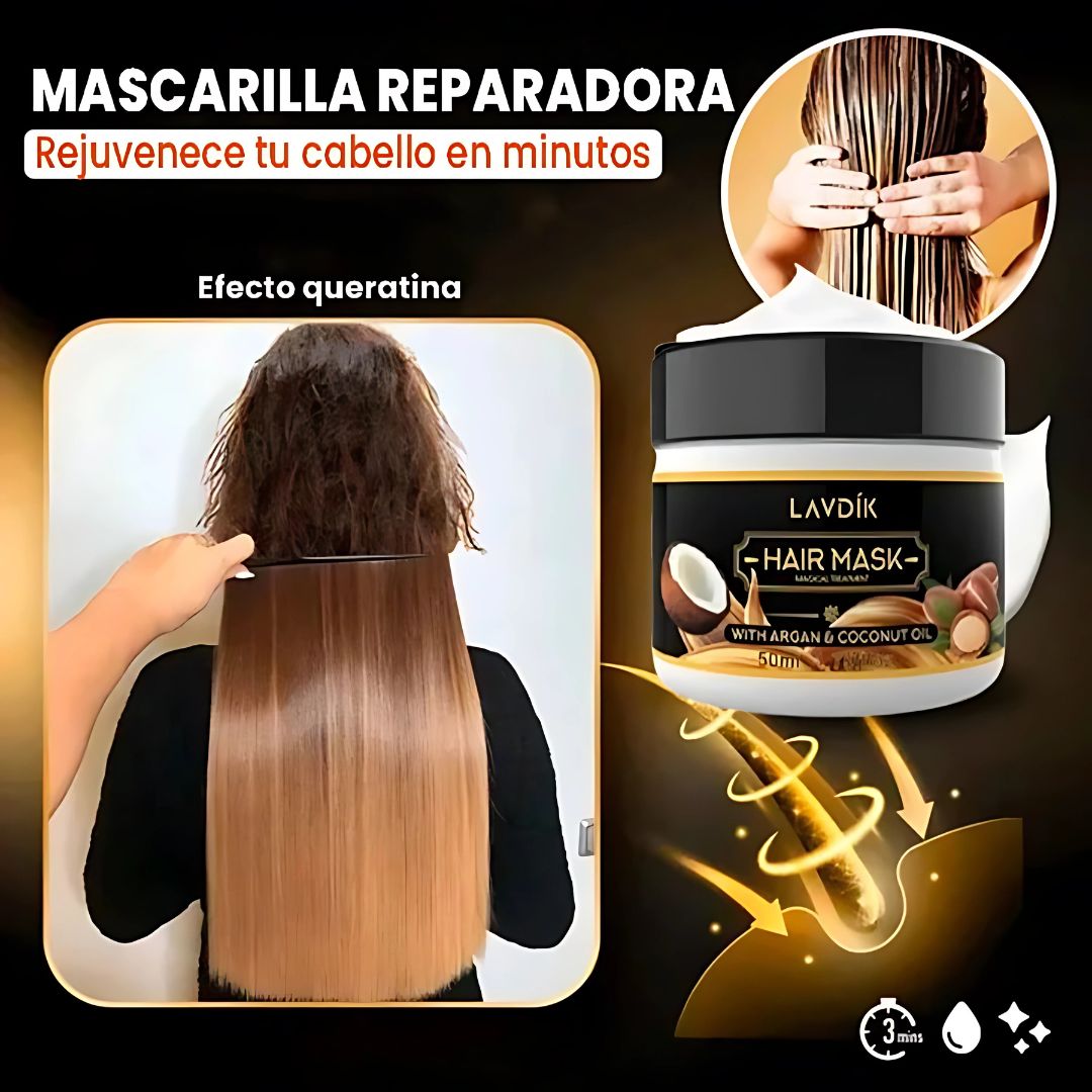 Oferta  2X1 - Mascarilla Hair Mask - Liso Inmediato