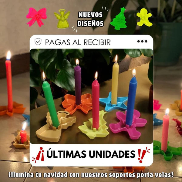 Soporte De Velas Por 20 Unidades - Oferta de Semana